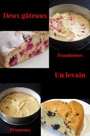 Du Levain En Trop Deux Gateaux Framboises Ou Pruneaux Gateau Aux Pruneaux Levain Recettes Au Levain