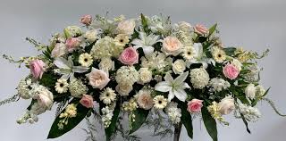 Funeral flowers are very common; Traditional Casket Spray In Vineland Nj The Flower Shoppe
