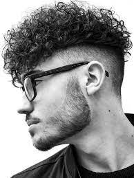20 Selected Hairstyles For Men With Big Foreheads Curly Hair Styles Curly Hair Men Curly Hair Fade