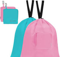 Travel Laundry bags, 2 Pack Dirty Laundry Travel Bag, Foldable Dirty  Clothes Bag for Traveling, Washable and Small Laundry Bag with Handles for  ...