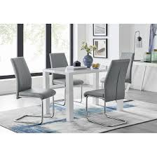 Check spelling or type a new query. Ivy Bronx Eubanks White Dining Set With 4 Chairs Reviews Wayfair Co Uk