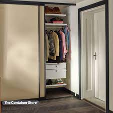 Give Your Entryway Coat Closet Some Pizzazz With Elfa Decor Contact Us Today For A Free Custom Design Custom Closet Shelving Custom Shelving Custom Closet