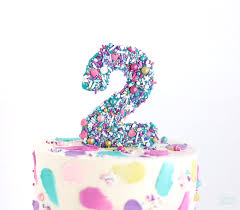 Get number cake decorating stencil on us $0.01. Diy Sprinkled Number Cake Toppers Tutorial Sugar Sparrow