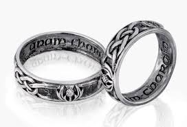 Celtic Silver Wedding Commitment Ring Celtic Wedding Rings Scottish Wedding Rings Diamond Wedding Rings Sets