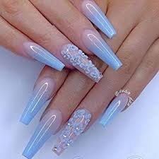 You can make them look classy, but also fun, unlike long nails, which can you do not always need coffin nails to pull off a matte finish. Amazon Com Makartt 500pcs Coffin Nail Tips Press On Nails Long Ballerina Nails Clear Full Cover Acrylic Nails False Nail Tips 10 Sizes A 02 Beauty