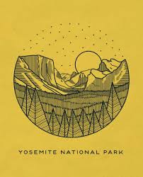 Yosemite National Park Flowy V Neck Graphic Design Inspiration National Parks Yosemite
