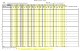 If you'd like free printable attendance. Employee Attendance Sheet 2019