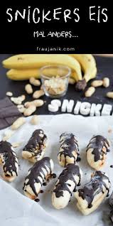 Snickers Eis Vegan Frau Janik Gesunde Desserts Zuckerfreie Rezepte Lebensmittel Essen