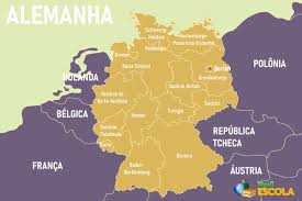 O mapa da alemanha pode ser impresso e descarregado nesta página. Alemanha Dados Gerais Capital Bandeira Mapa Brasil Escola