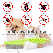 So to prevent matted dog hair in the future, brush your pooch regularly using a slicker brush. Fanzhou Cat Dog Pet Flea Comb Remover Fur Detangling Tool Dog Hair Brush With Fine Comb Teeth For Long Hair And Knots Pet Supplies Dematting Tools Guardebem Com