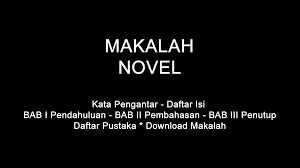 Maybe you would like to learn more about one of these? Makalah Novel Doc Pdf Download Contoh Makalah Lengkap