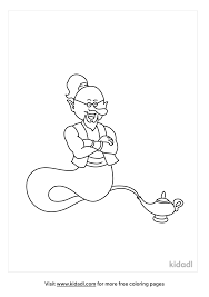 Genie coloring pages are a fun way for kids of all ages to develop creativity, focus, motor skills and color recognition. Genie Coloring Pages Free Fairytales Stories Coloring Pages Kidadl
