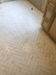 Project Updates See What S Going On With My Jobs In Progress Designed Herringbone Floor Pattern Herringbone Tile Floors Chevron Tiles Floor