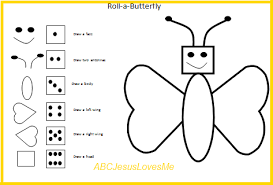 Roll A Picture Games Drawing For Kids Drawing Games For Kids Butterfly Games