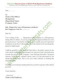 Check spelling or type a new query. Request Letter To Boss Hr For Work Experience Letter Certificate
