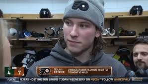 Nolan james patrick is a canadian professional ice hockey player for the philadelphia flyers of the national hockey league. Nolan Patrick Revenge Tour Nolan Patrick Post Game Interview Min Phi