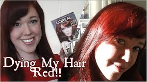 L'oreal hicolor intense red and hicolor highlights red review. Dying My Hair Red Loreal Paris Preference Dark Red 3 66 Review Youtube