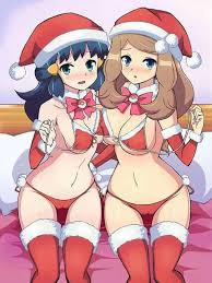 Christmas in July from Dawn And Serena [Pokemon] : r/rule34