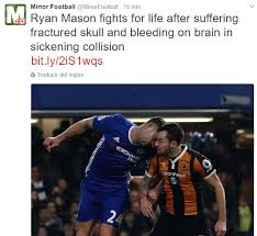 That was a few weeks ago now and everything has really. Ryan Mason Hull City In Serious Condition After Crash Match Against Chelsea
