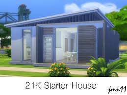 Jmn11 S 21k Starter House Sims House Design Sims 4 House Plans Sims House Plans