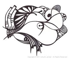 Abstract Art Black And White Drawings Easy Print Black And White Abstract Art Print Of Original Drawing Image 63 Black And White Abstract