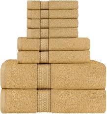 Golinens luxury six (6) piece 2 bath, 2 hand and 2 face towel set.650 gsm 100% combed egyptian cotton towel set. Cheap Vacation Utopia Towels Towel Set 2 Bath Towels 2 Hand Towels And 4 Washcloths 600 Gsm Ring Spun Cotton Highly Absorbent Towels For Bathroom Shower Towel Pack Of 8 Www Bonsai Museum De