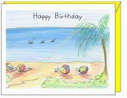 Maybe you would like to learn more about one of these? Birthday Beachy Birthday Greeting Card