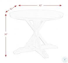 By removing corners, round tables have smaller footprints than square or rectangular tables. Keaton Beach Round Dining Table From Picket House Furnishings Coleman Furniture