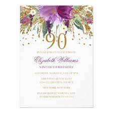 This is a special birthday to mark the milestones of one's 90th life. 90th Birthday Invitations 30 Fabulous Invites To Impress Your Guests