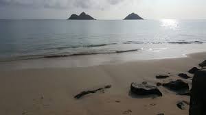 Lanikai Beach Cloudy Day With No Wind Lanikai Beach Cloudy Day Lanikai