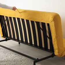 Nyhamn 3er Bettsofa Mit Schaummatratze Skiftebo Gelb Schaummatratze Bettsofa Ikea Bettsofa