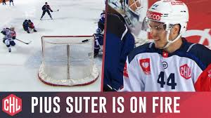 Pius suter is coming off his rookie year in the nhl after playing the swedish league. Zurichs Pius Suter Scores Four Times