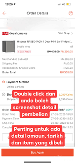 Laporan kegiatan mini riset pembelajaran di sekolah. Simpan Resit Pembelian Dari Shopee