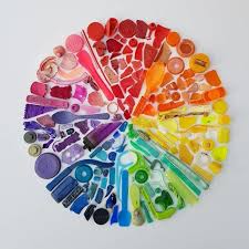 Large Colour Wheel Made From Plastic Collected From Beautiful Cornish Beaches Color Wheel Art Color Wheel Projects Color Wheel Art Projects