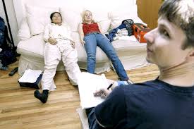 Everybody in the room has to take their clothes off