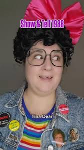 Little Tina's back with some new cool stuff at Show & Tell 1988! ,  #theneongirls #showandtell #charactercomedy #80s #80saesthetic , 🎶 Girl  You Know It's True by Millie Vanilli