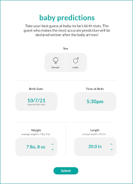 Baby Shower Prediction Game Invites Guests To Guess Baby Stats Evite