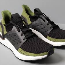 Adidas Men S Ultraboost 19 Men Running Shoe Tech Olive In 2020 Running Shoes For Men Adidas Men Camping Shoes