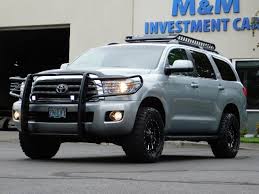 Compare the 2015 toyota sequoia against the competition. 2015 Toyota Sequoia 4x4 3rd Seat Leather Sun Roof Dvd Lifted