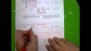 This answer key is what is used to grade the test taken by students regardless if it is. 6th Grade Go Math Lesson 2 3 Youtube