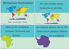 Miniwissen Kontinente Zaubereinmaleins Designblog Kontinente Grundschule Zaubereinmaleins