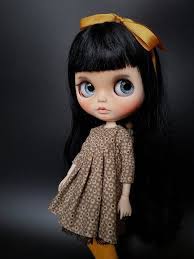 Blythe Cutsom Doll Ooak Zhenya Custom Blythe Black Hair Doll Dolls Blythe Doll To Soul Gift Bly Blythe Dolls Beautiful Dolls Original Dolls