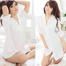 Baju kemeja batik songket cowok kemeja santai kemeja casual pria: Promo Bajutidur Daster Kemeja Baju Tidur Piyama Kancing Satin Seksi Murah Terlaris Shopee Indonesia