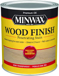 Once pickled your cabinets will have a light sheen of color. Minwax 70042444 Wood Finish Penetrating Stain Quart Pickled Oak Household Wood Stains Amazon Com