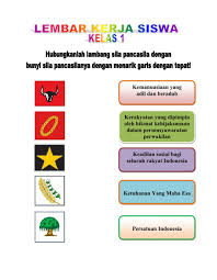 Berikut adalah rincian pancasila baik makna, contoh, dan lambangnya. Lambang Dan Bunyi Sila Pancasila Interactive Worksheet