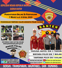 Ask anything you want to learn about penerimaan polri by getting answers on askfm. Biro Sdm Polda Banten Gencar Laksanakan Sosialisasi Penerimaan Terpadu Calon Anggota Polri T A 2020 Diperpanjang Telusur Kabar Patroli
