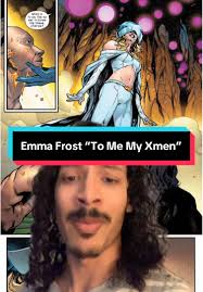 Emma Frost Interaction with Rocket