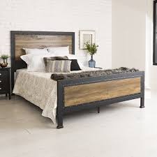 Santiago Riveted Plank Queen Size Bed By River Street Designs Walmart Com In 2020 Rustic Bedroom Furniture Rustic Bedding Queen Size Bedding