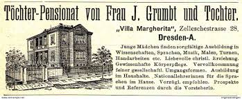 Original Werbung Anzeige 1895 Villa Margherita Grumpt Dresden Ca 100 X 40 Mm Werbung Dresden Werbung Villa