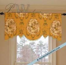 P Kaufmann Country Fair Yellow Toile Rooster Valance Bedroom Decor Design French Country Bedrooms Country Curtains